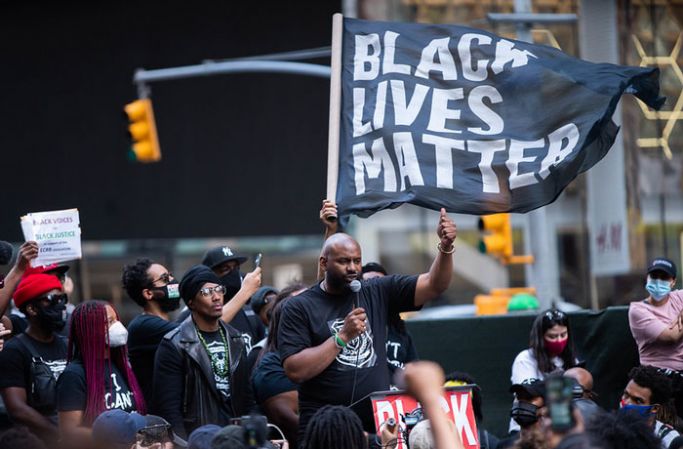 Black Lives Matter rally in New York