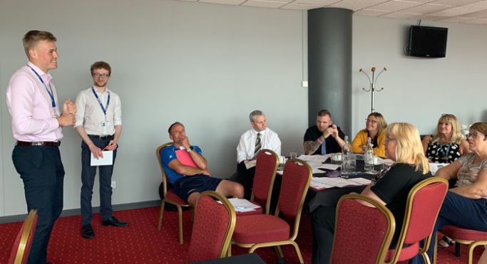 Employer running event at Middlesborough event