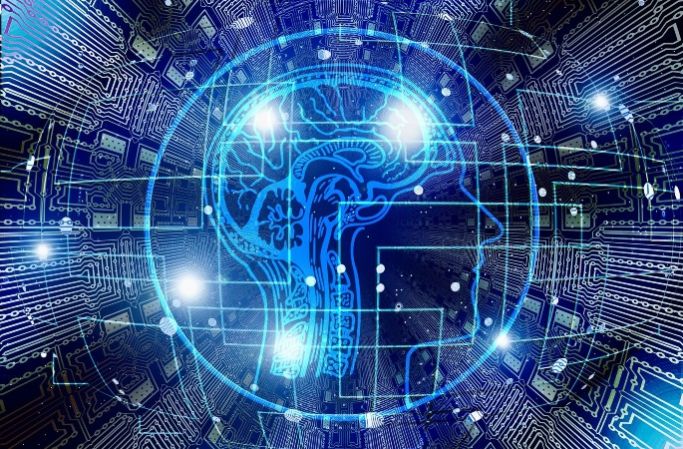 A futuristic image of a brain