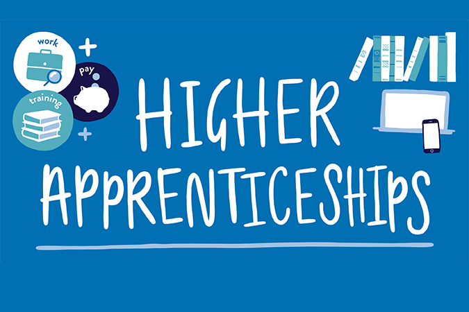 Higher apprenticeships infographic
