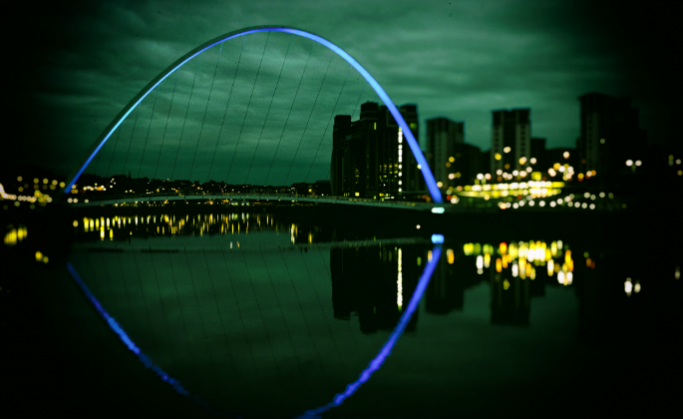 Newcastle at night