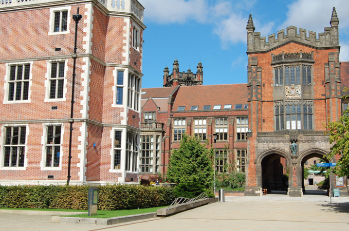 Newcastle University campus empty